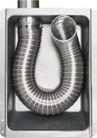 Upward Venting DB-480 Installed for Upward Venting Pedestal Dryer