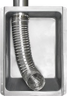 Upward Venting DB-480 Installed for Upward Venting Floor Standing Dryer